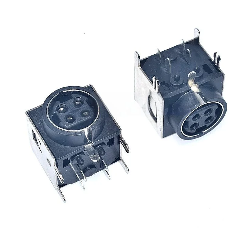 10PCS S-Video Female Receptacle 4-Pin DIN-4P Terminal Socket DIN-422 MPC-4-02 Wiring Plug