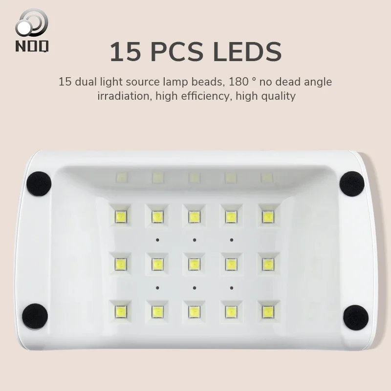 Lampada per unghie UV portatile a LED per strisce per unghie Mini luce UV tascabile per lampada per unghie in gel con 2 timer per nail art in gel a polimerizzazione rapida