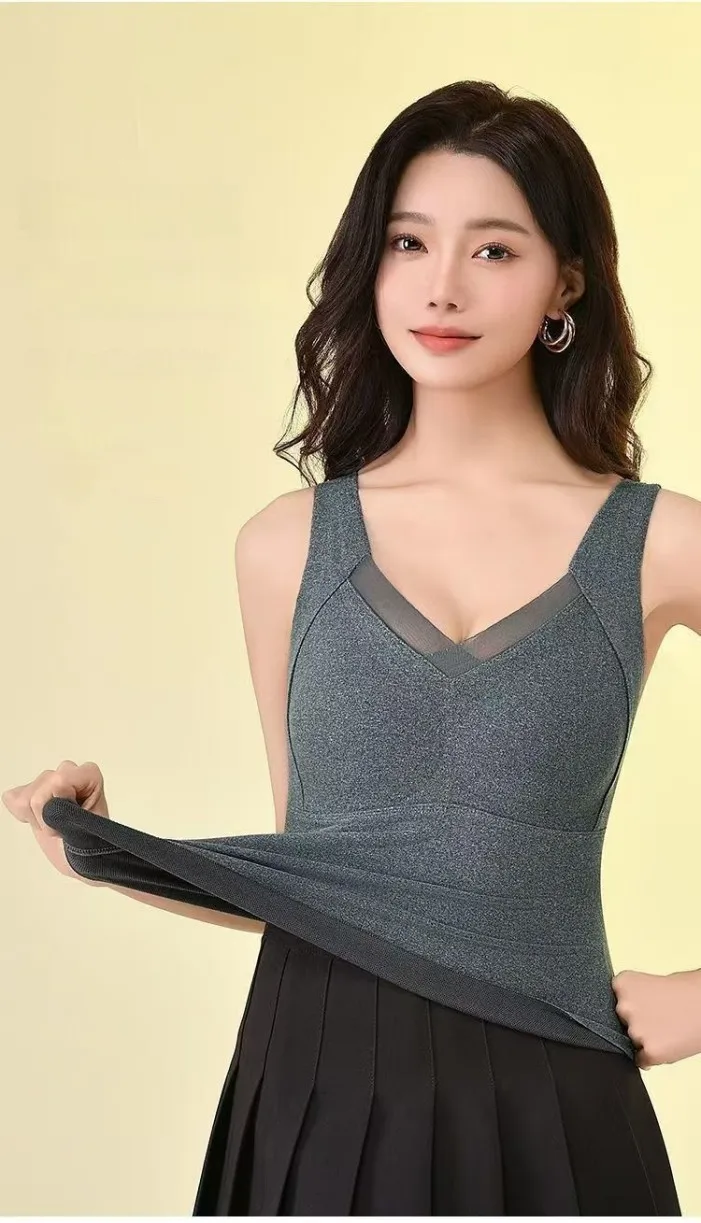 Women's Thermal Shirt Graphene Thermal Vest Thermal Bottoming Shirt