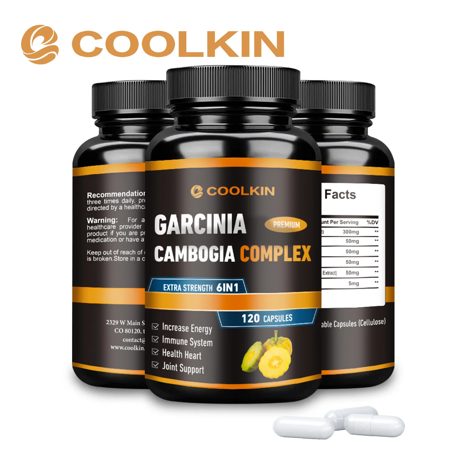 Garcinia Cambogia - for Diet Management Support Non-GMO Beauty Health, Helps with Calorie Balance