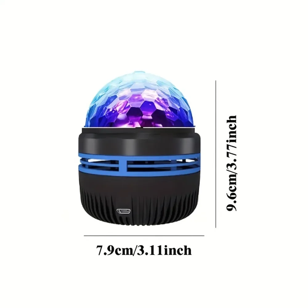 1/3PCS LED Starry Night Light Remote Control Rotating Star moon Projection Lamp USB Plug-in Magic Ball Stage Atmosphere Decor