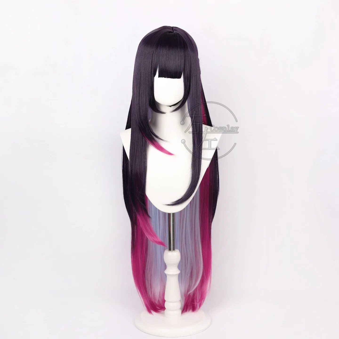 Spiel Helektra Cosplay Perücke Honkai Star Rail Cosplay Hitzebeständige Synthetische Perücke Halloween Party Rolle Spielen Haar Helektra + Perücke Kappe