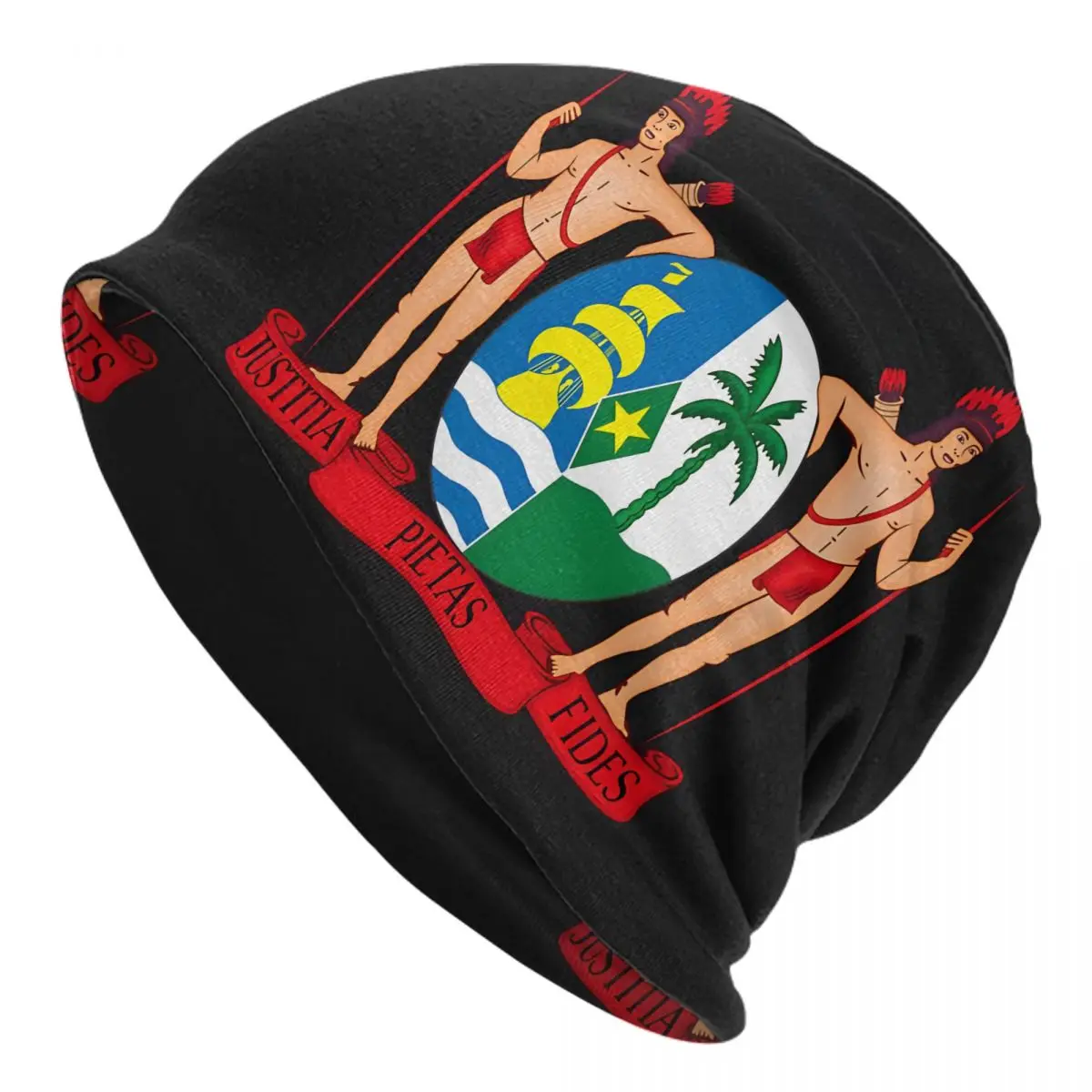 Coat Of Arms Of Suriname Unisex Bonnet Thin Cycling Hats Double Layer Hat Breathable Caps