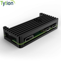 Raspberry Pie Zero WH/2W Universal Aluminum Radiator Metal Protective Shell Passive Heat Dissipation with Silicone Heat Transfer