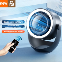 Xiaomi Youpin Bladeless Turbo Air Circulation Fan With Remote Control Touch Screen Low Noise Lighting Desktop Electric Fan Home