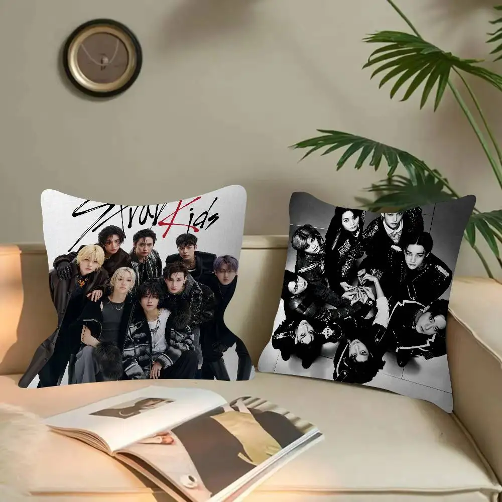 Kpop You Make S-Stray K-Kids Stay Pattern Pillowcase Office Living Room Home Pillowcase Car Ornaments tomodachi life view 4