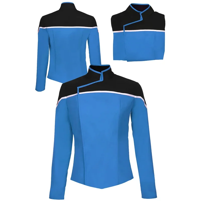 

Нижние палубы, косплей, фантазия, синяя форма, фильмы, костюм для космических путешествий, маскировка, мужская фантазия, карнавальная одежда на Хэллоуин