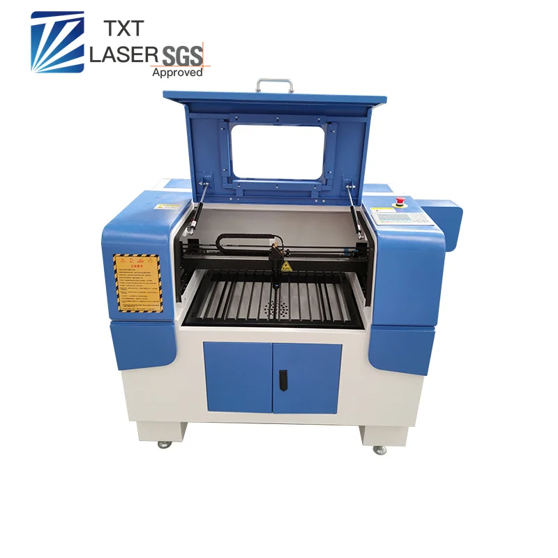 Small 6040 CO2 Laser Cutting and Engraving Machine for Wood Metal Crystal 100W 180W Gantry Type High Safety CNC Laser Cutter