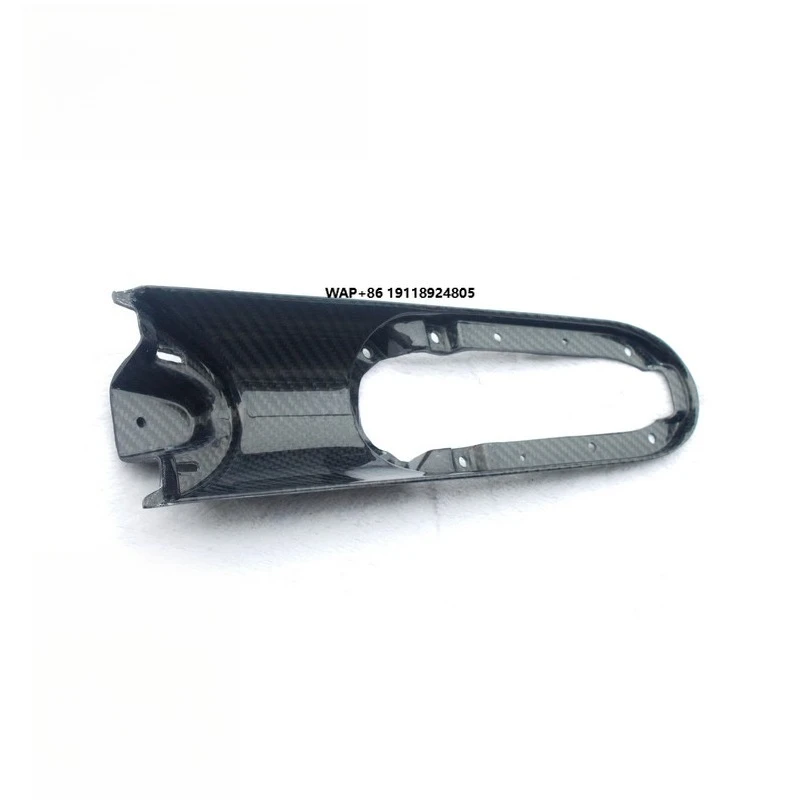 Trade Assurance Carbon Fiber Center Console Fit For 2003-2014 Gallardo LP550 LP560 LP570 Gear Surround Replacement