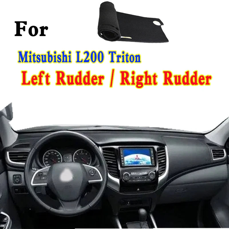 For L200 Triton Mk2/MK3/L 200 Dashboard Car Accsesories Instrument Panel Anti-reflective Anti-slip Mat Interior Moulding Cover