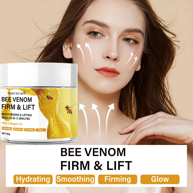 Bee Vemon Instant Face Lifting Cream - 60g |   Tightening and Skin Lifting, Smoothing Fine Lines and Wrinkles |   All Skin Types