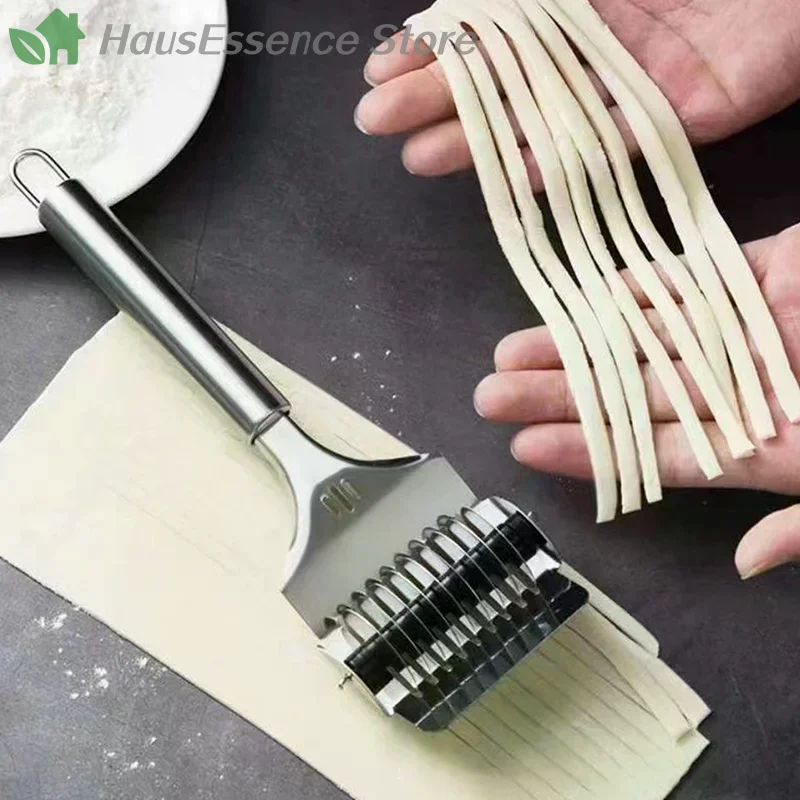 ※1Pcs Food-Safe Stainless Steel Manual Spaghett Cutter Pasta Machine Dough Noodles Maker Ginger Garlic Roll Crusher Kitch