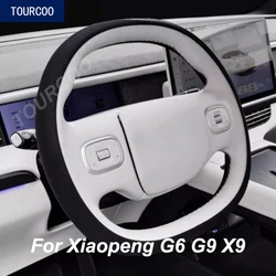 For Xpeng Xiaopeng G6 G9 X9 Liquid Silicone Steering Wheel Protective Cover Anti-slip Slim Cover