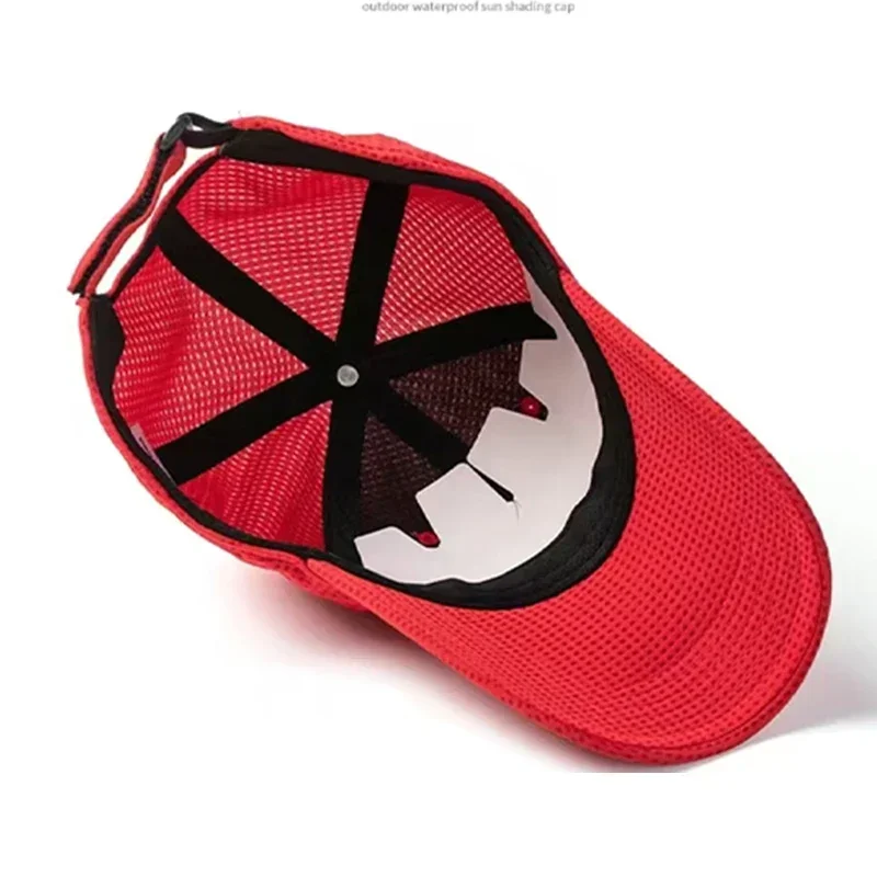 كبيرة الحجم 63 سنتيمتر شبكة تنفس قبعات البيسبول الموسعة حافة 9 سنتيمتر الرياضة في الهواء الطلق سائق شاحنة Snapback قبعة الصيف واقية من الشمس قبعة الشمس