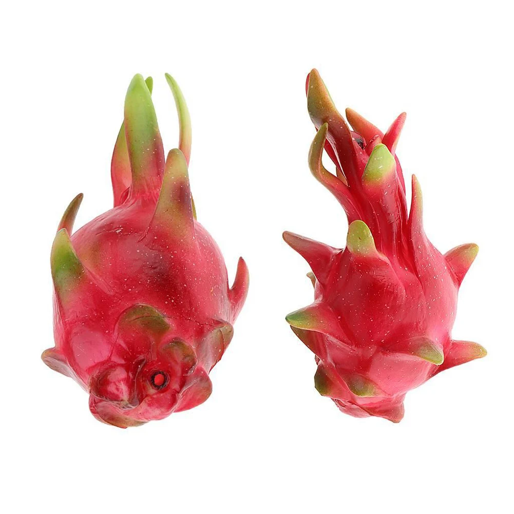 1PCS Dragon Fruit Artificial Fruit Early Education Toys Fake Dragon Fruits Simulation Fruits Festive Party Home Decoration ﻿