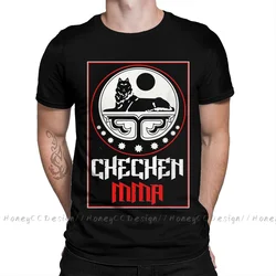 Chechnya CHECHEN T-Shirt Men Top Quality 100% Cotton Short Summer Sleeve Chechen MMA Chechnya Fight Casual Shirt Loose