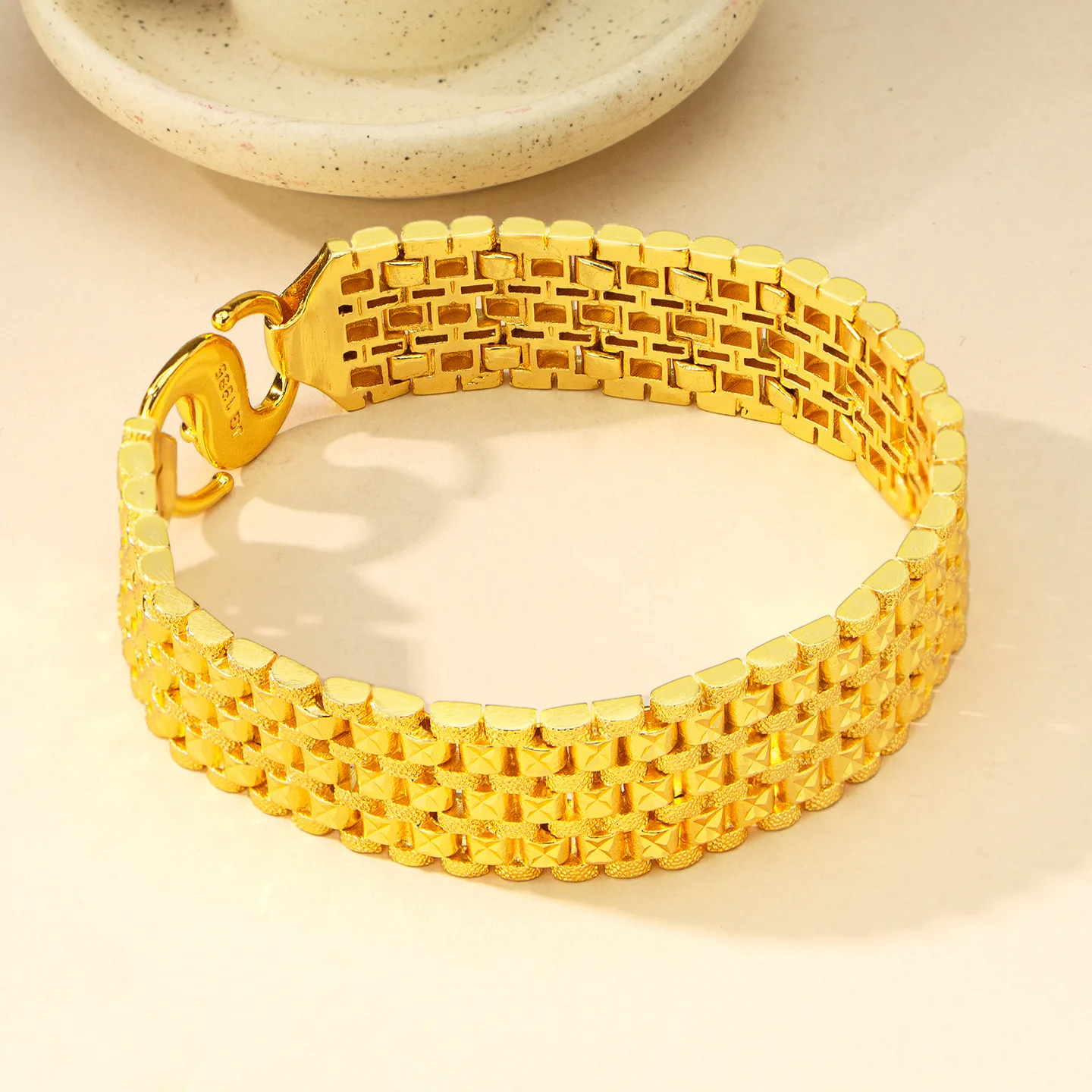 

Роскошная цепочка для часов Boss из чистого золота 24 карата 9999 пробы в мужском стиле