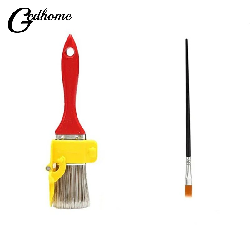 

Кисть для окантовки с разделением цветов, ручной инструмент для обрезки краски, идеально подходит для использования в помещении и на открытом воздухе на стенах и потоках