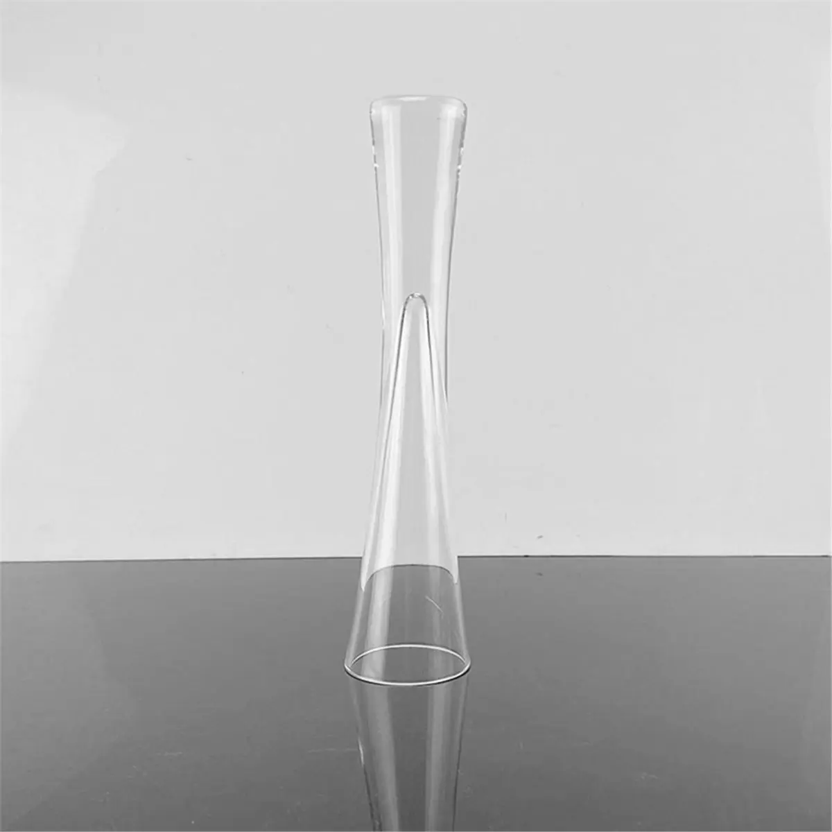 COFA PDQ Crystal Champagne Flutes - Handleless Glitter Glasses for Weddings and Parties