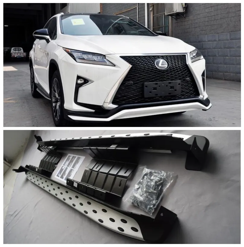 

NEW High quality Aluminum alloy Running Boards Side Step Bar Pedals Fits For Lexus RX200T RX450 RX450h 2016-2019