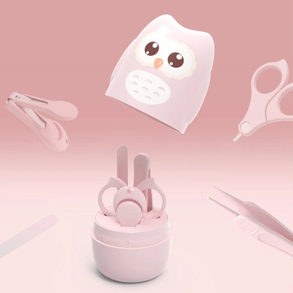 

2Sets Toddler Nail Kit Baby Manicure Set Rounded Edges Comfortable Hold Easy Remove Burrs Safe Trimming Experience