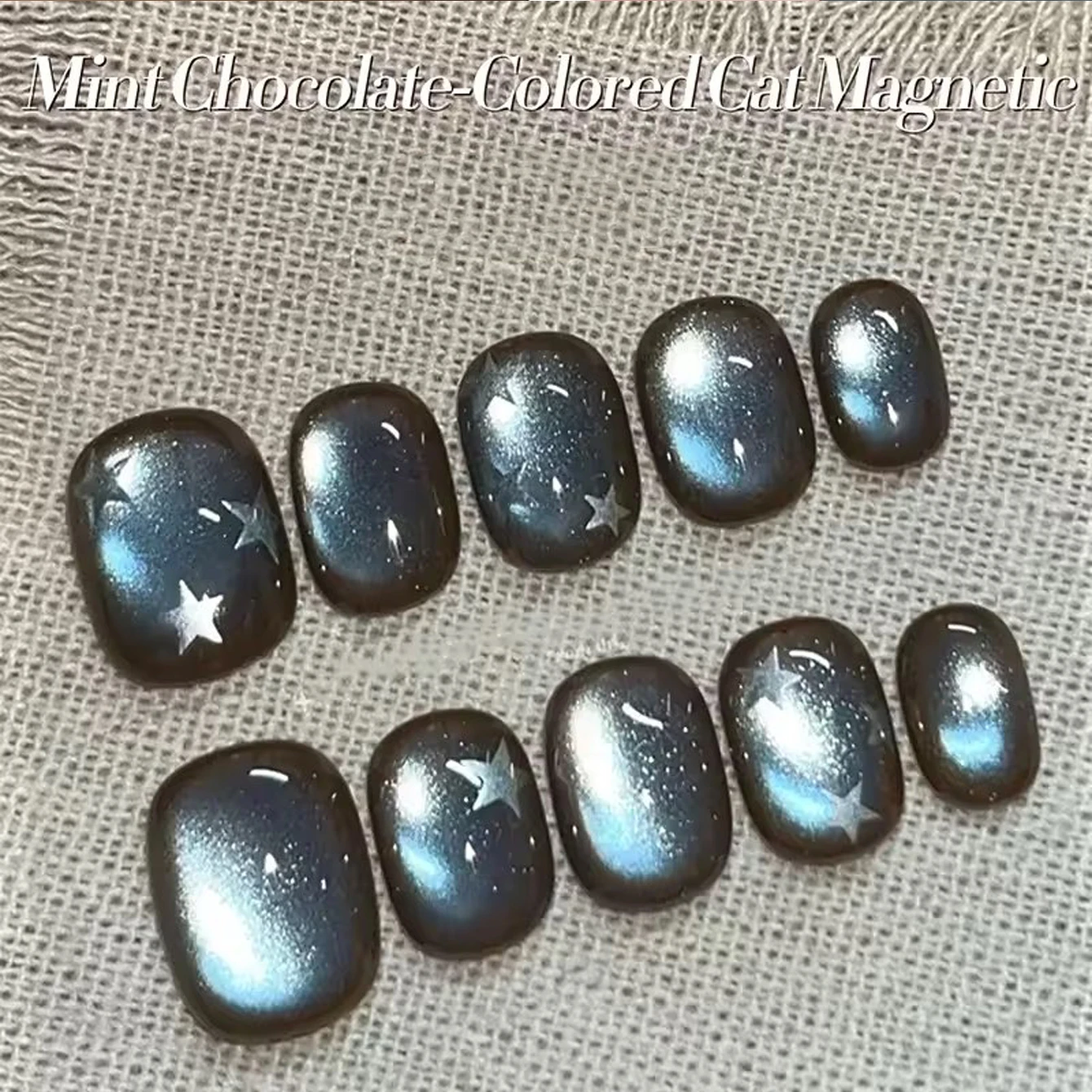 MIANEL Brown Blue Nail Gel Cat eye Semi Permanent Nail Art Soaking UV LED Nail Salon DIY Nail Salon Gel For Spring And Summer image 3