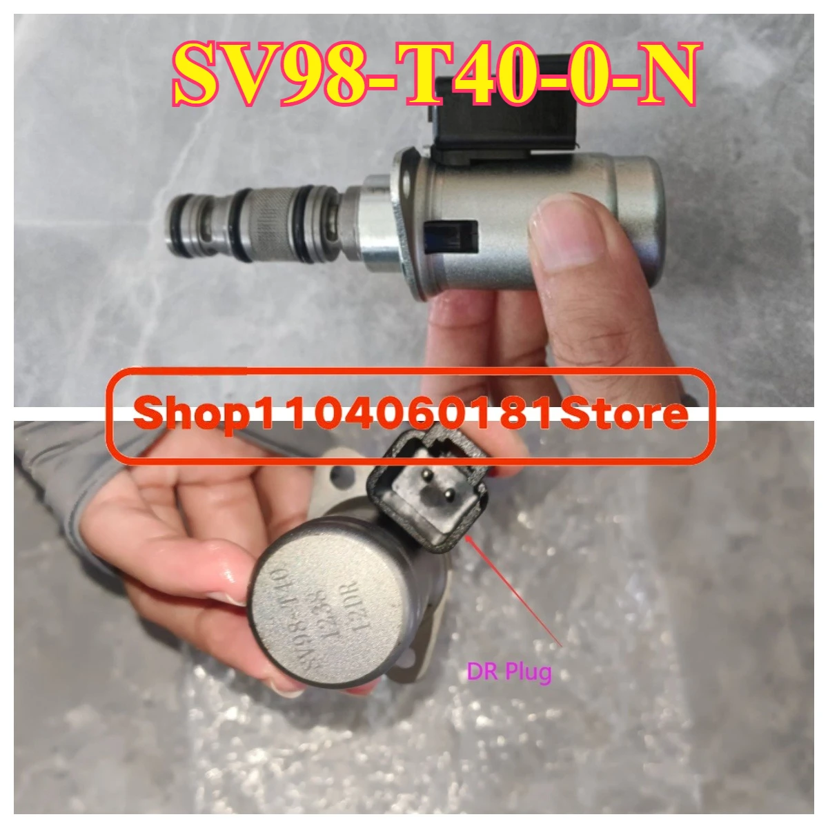 

SV98-T40-0-N Части машины Электромагнитный клапан Регулирующий клапан коробки передач 12DR 24DR SV98T400N для Hydraforce