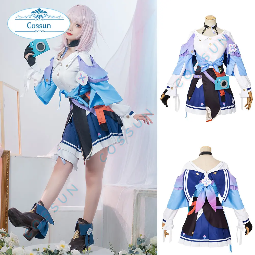 

Game Honkai: Star Rail March 7th Cosplay Costume Halloween Carnival Cosplay Party Props Accessories Christmas Dress Game