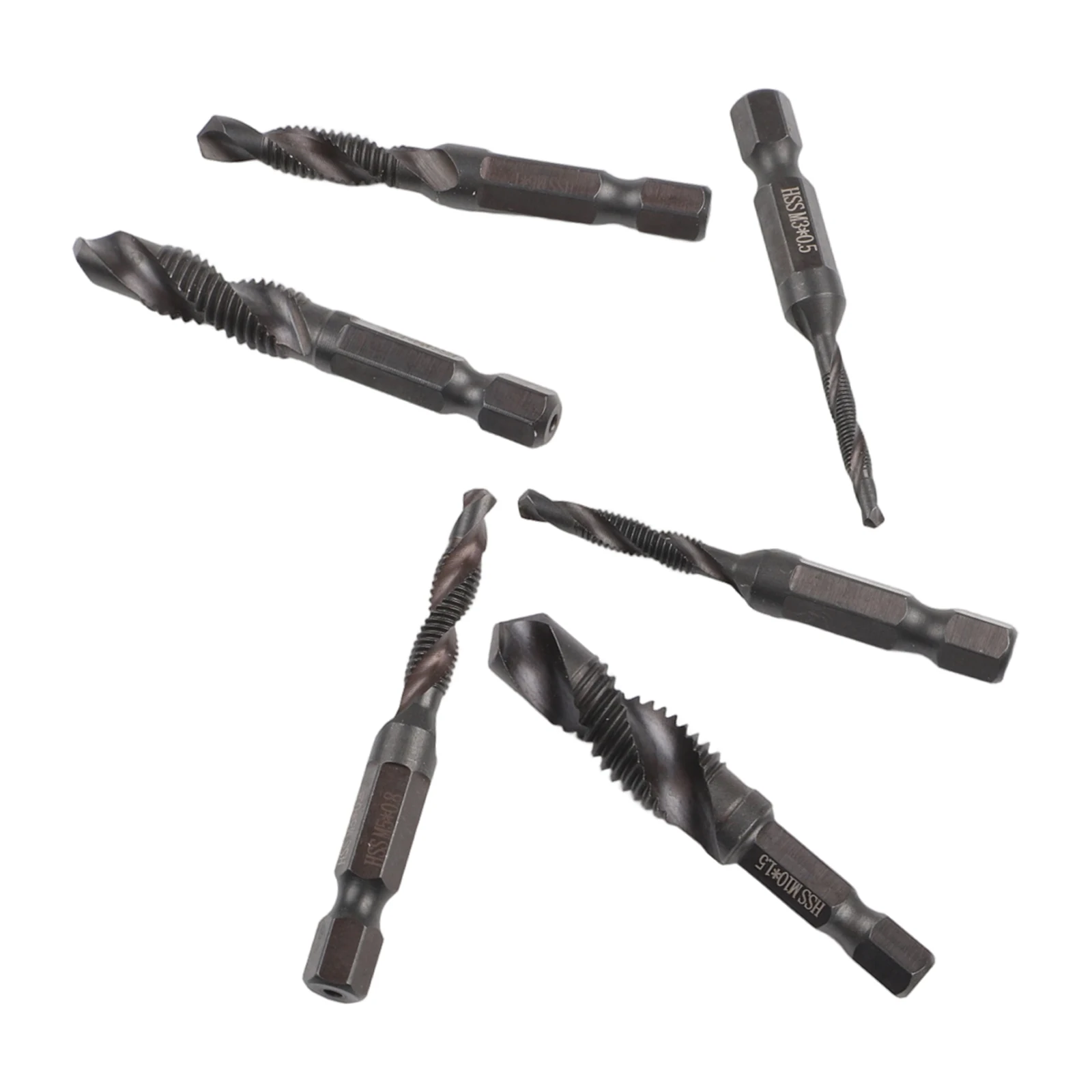 Drilling Tapping Set Tap Set DIY Projects M3*0.5mm High Speed Steel Taps Set Drilling Tap High-Speed Steel 4341