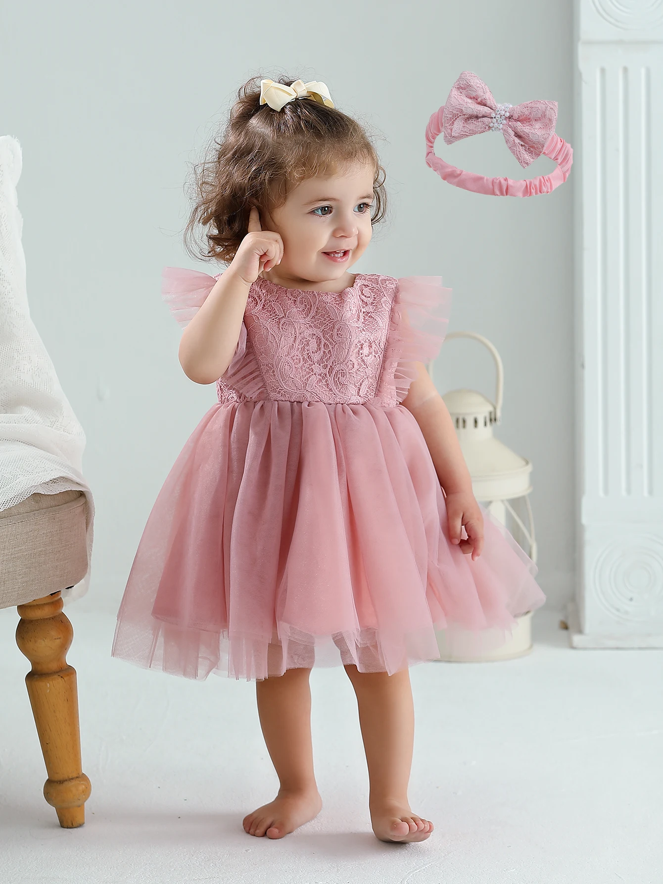 Baby Girl Party Frock Designs Elegant Baby Girl Birthday Party Dress For Kids1-2 Years