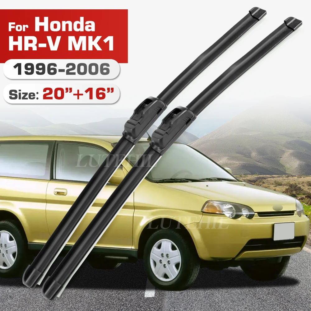 Wischer Für Honda HRV MK1 1996-2006 1997 1998 1999 2000 2001 2002 Front Klingen Windschutzscheibe Windschutz fenster Pinsel 20 "+ 16"