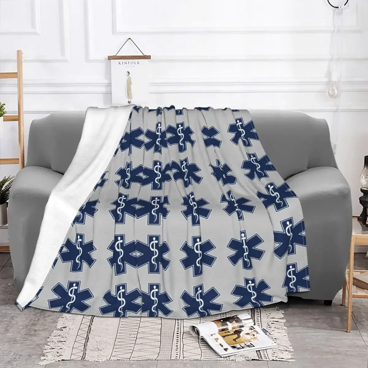 

Baby Blankets Star Of Life Geometry Star Plaid Sofa Cover Spring Autumn Fleece Thin Throw Blanket for Bed Outdoor Bedding Throws