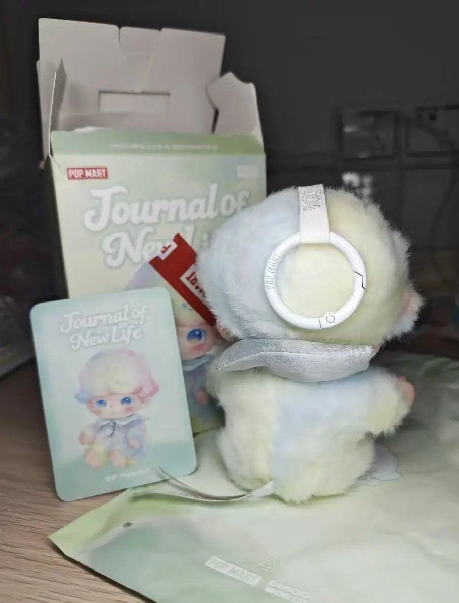 POP MART DIMOO Kawaii Vinyl Plush Pendant Blind Box Anime Action Figure Surprise Mystery Doll Collectible Toy for Girls