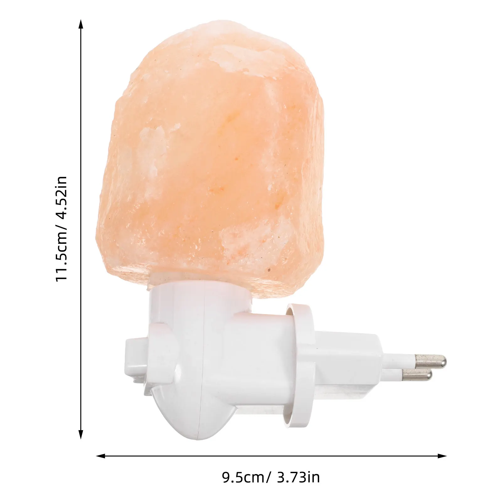 2Pcs Decorative Plug in Night Light Wall Lamp Modern Simple Design Soft Glow for Baby Room Study Kitchen Dining Living Space