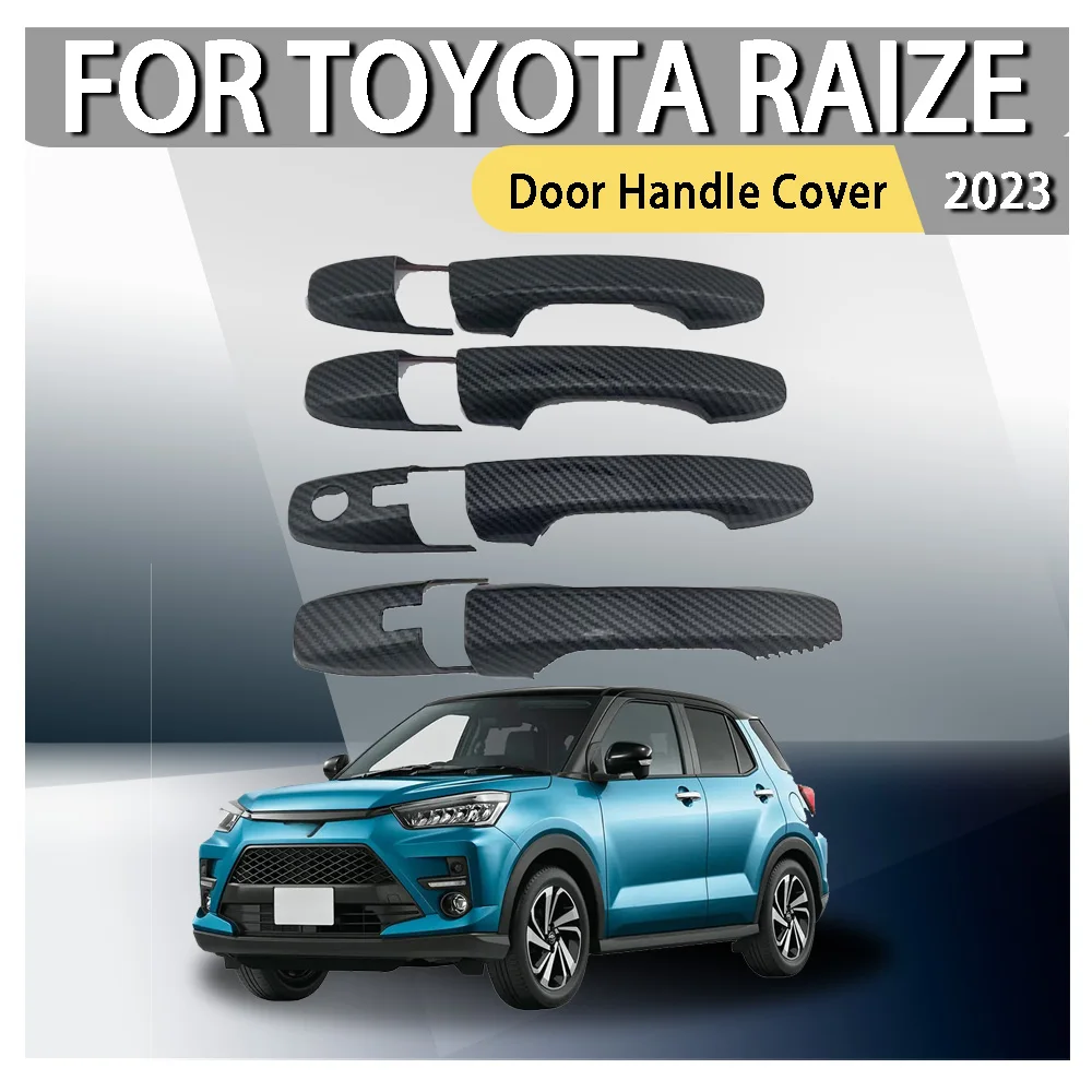 

Door Handle Cover For Toyota Raize 2023 Car Decoration Upgrade Accessories Styling ABS Plastic Modification Accessories