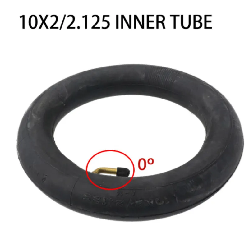 10x2/2.125 Inner Tube 10" Inflatable Camera with Straight Valve Stem for 10x2.0 10x2.125 Baby Stroller Tire & Kids' Bike - Detail Angle #05