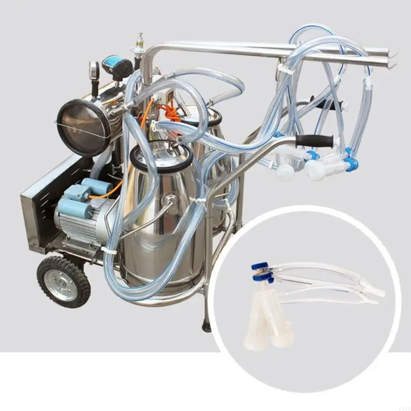 Gentle Silicone Goat Milking Liners and Milking Cup Unit For Farm Animal Livestock Milk Collection Miling Accessories 