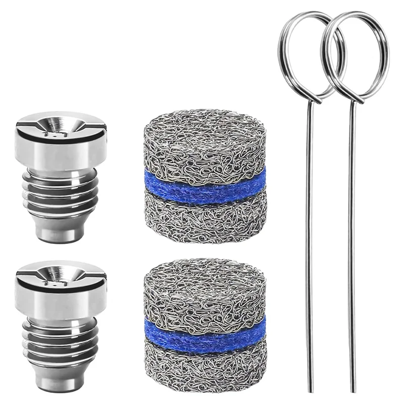 

A98E-Cannon Nozzle Kit Forfoam Cannon Replacement Threaded Nozzle Tip Andmesh Filter Withcleaning Tool B