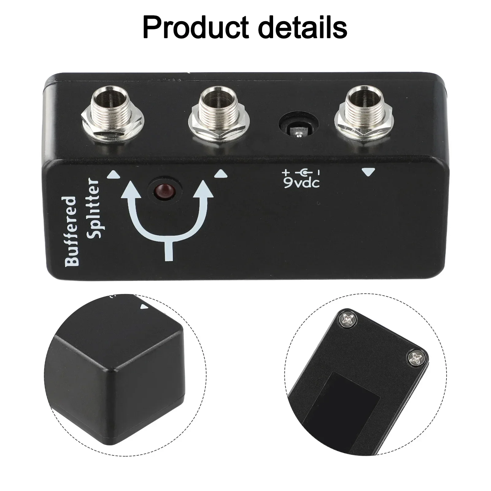 Electric Instrument Guitar Signal Splitter Enhanced Signal Processing Optimal Cable Performance Powerful Signal Delivery