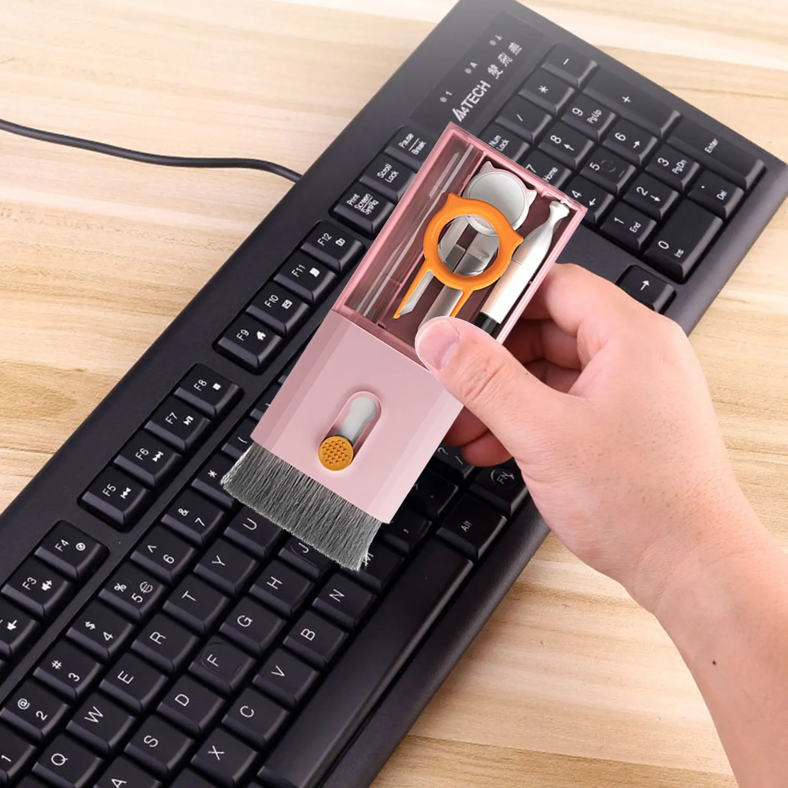 

10-in-1 Bluetooth-compatible Earbuds Cleaner Pen Multifunctional Computer Cleaning Brush Kit Convenient for Earphones Keyboard