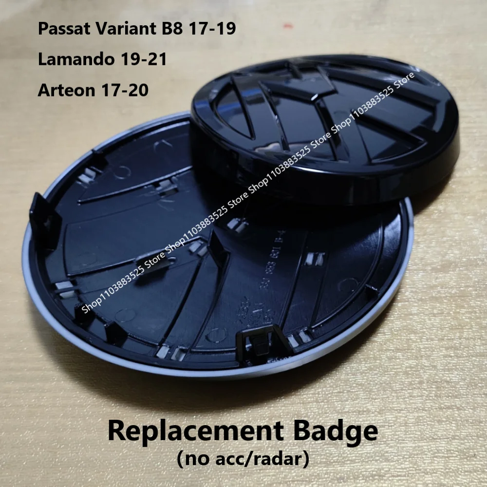 

2pcs No Acc Replacement Badge For Golf 7.5 Polo Passat Variant Lamando Arteon Front and Rear Trunk Emblem Replacement Badge