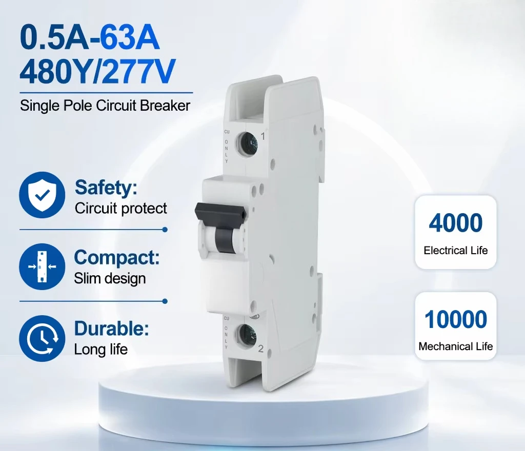 FAZ Series FAZ-C15/1-RT 15A 1P CCC Residential Distribution Box Miniature Circuit Breaker