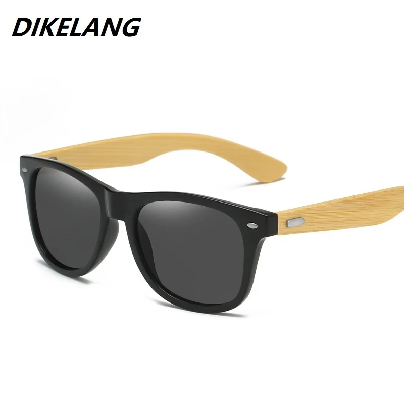 

Classic Bamboo Wood Square Vintage Sunglasses Men Women Luxury Brand designer Wooden Sun Glasses Driving Male UV400 Eyewear