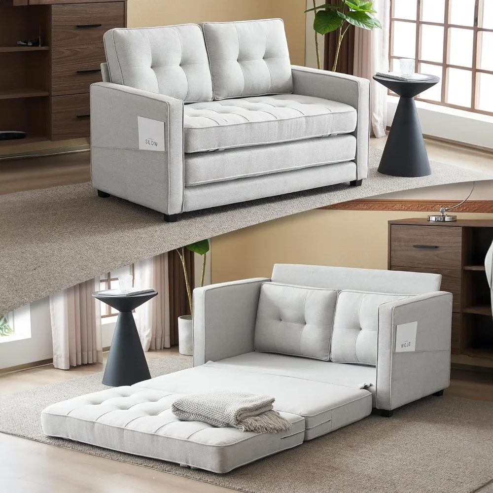 

Диван-трансформер для сна Loveseat, диван-трансформер для кровати, диван-трансформер для небольших мест, складной напольный игровой диван-кровать