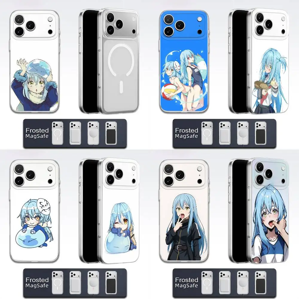 

Rimuru Tempest Tensei Shitara S-Slime Phone Case For iPhone 17,16,15,14,13,12,11,Pro,Max,Plus,E,Air,Mini Magsafe Transparent