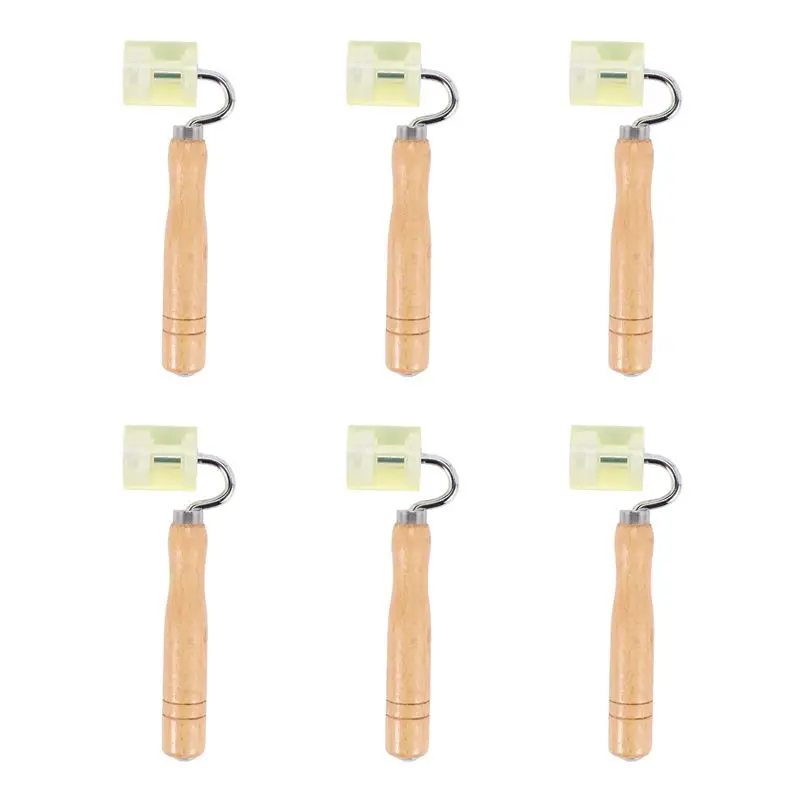 

6X Rubber Seam Roller, Wallpaper Roller Sound Heat Insulation Mat Wallpaper Application For Processing Edges-AT36