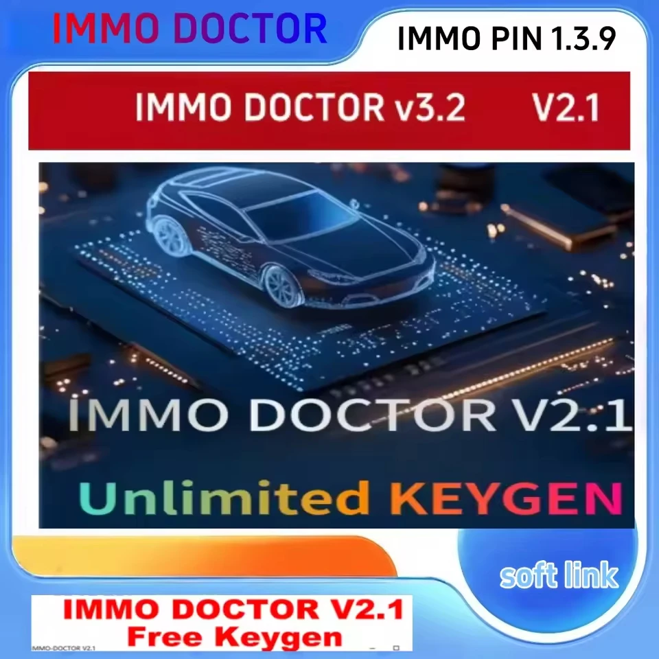 IMMO DOCTOR V2.1 + MULTI EDITOR V2 + For HYUNDAI For KIA DTC + .pt to bin + Davinci 1.0.28 Unlimited Keygen Car Repair Software