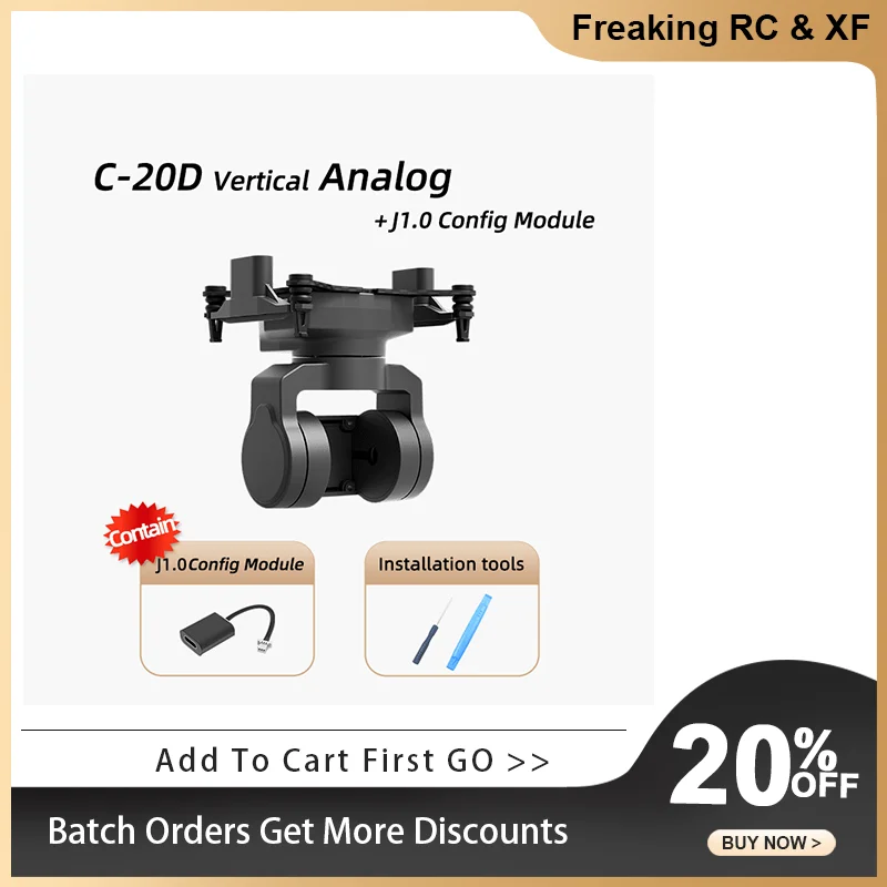 XF C-20D Vertikaler 2-Achsen-Gimbal