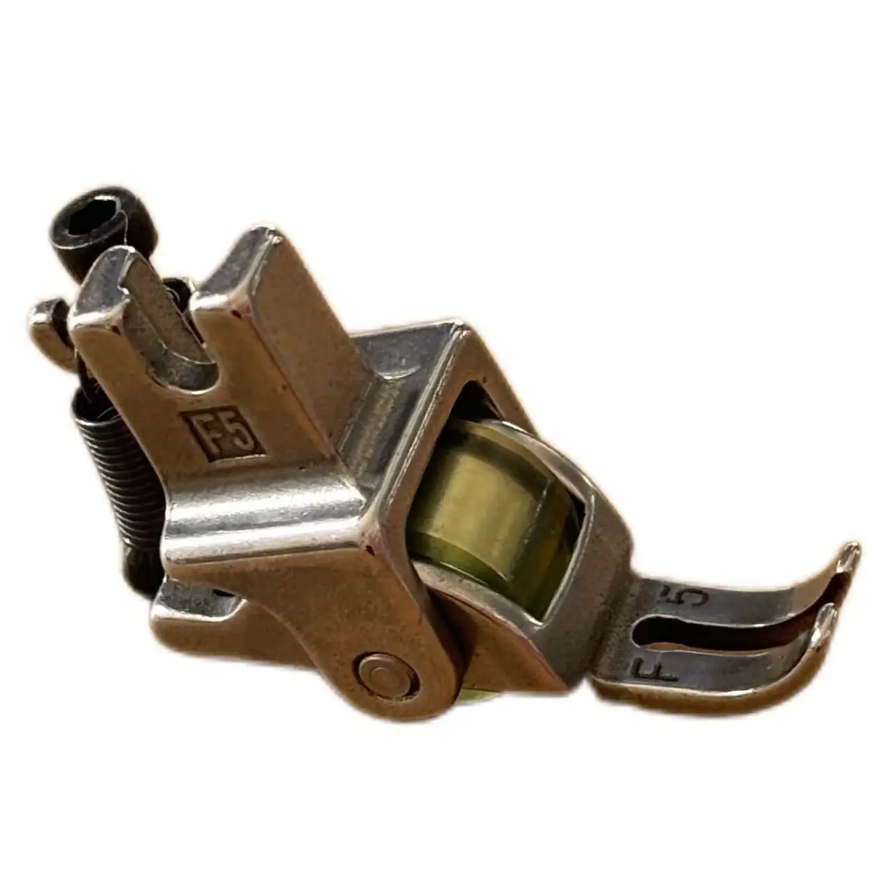 NEW F5 Installing Zipper Roller Presser Foot Industrial Sewing Machine Adjustable Leather Narrow Zipper Wheel Presser Foot
