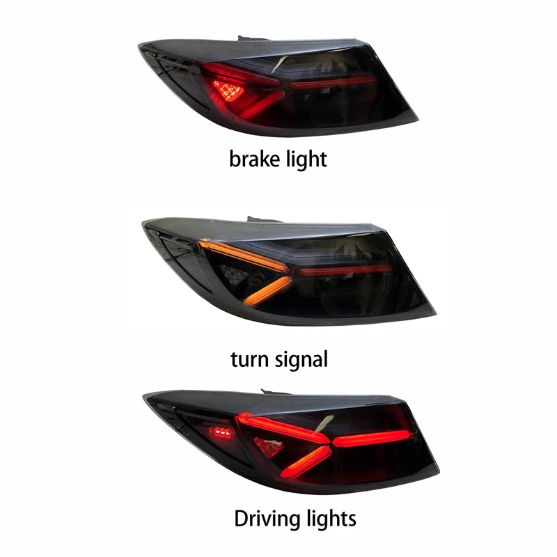 سيارة مصباح ليد خلفي ل Toyt GR86 لسوبارو BRZ 2021 2022 2023 سيارة النهار تشغيل أضواء بدوره إشارة مصباح مكبح الضوء الخلفي #4